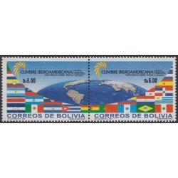 Bolivia 1158/59 2003 XIII Cumbre Iberoamericana MNH Bolivia 1158/59 2003 XIII Cumbre Iberoamericana MNH