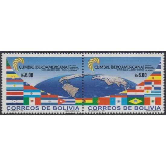 Bolivia 1158/59 2003 XIII Cumbre Iberoamericana MNH