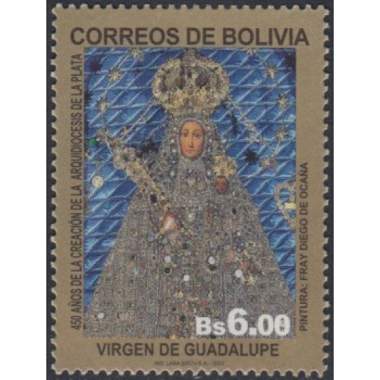 Bolivia 1161 2003 Virgen de Guadalupe MNH Bolivia 1161 2003 Virgen de Guadalupe MNH