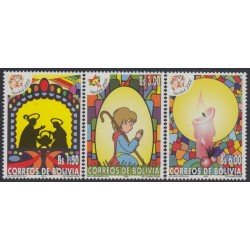 Bolivia 1174/76 2004 Navidad Christmas MNH Bolivia 1174/76 2004 Navidad Christmas MNH