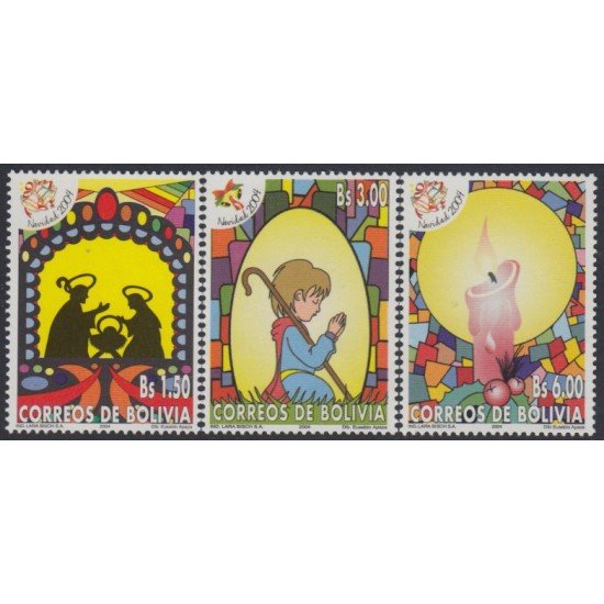 Bolivia 1174/76 2004 Navidad Christmas MNH