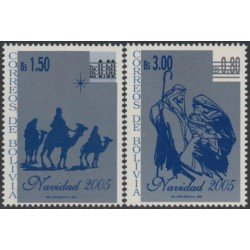 Bolivia 1208/09 2005 Navidad Christmas La Santa Familia MNH Bolivia 1208/09 2005 Navidad Christmas La Santa Familia MNH
