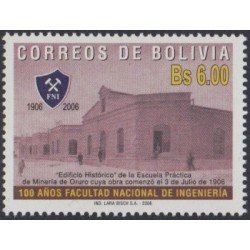 Bolivia 1210 2006 100 Años Facultad Nacional de Ingeniería MNH