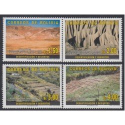Bolivia 1238/41 2006 Desertificación y desiertos MNH