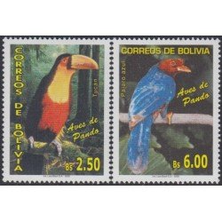Bolivia 1252/53 2006 Aves de Pando Pájaros Birds MNH