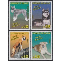 Bolivia 1256/59 2006 Fauna Doméstica Perros Dogs MNH