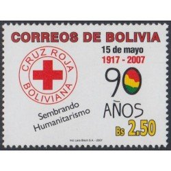 Bolivia 1274 2007 90 Años Cruz Roja Boliviana MNH