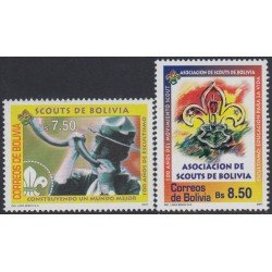 Bolivia 1285/86 2007 100 Años del movimiento Scout MNH