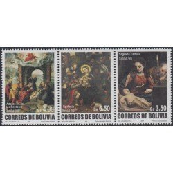 Bolivia 1307/09 2007 Navidad Christmas MNH