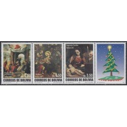 Bolivia 1307a/09a 2007 Navidad Christmas MNH