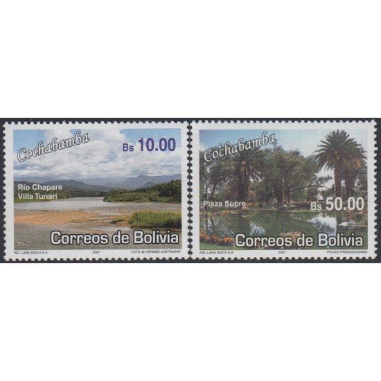 Bolivia 1325ab 2007 Turismo Departamento de Cochamba MNH Bolivia 1325ab 2007 Turismo Departamento de Cochamba MNH