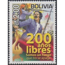 Bolivia 1358 2009 200 Años de la Liberación de Bolivia MNH Bolivia 1358 2009 200 Años de la Liberación de Bolivia MNH