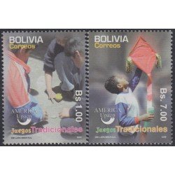 Bolivia 1366/67 2009 América Upaep Juegos tradicionales MNH Bolivia 1366/67 2009 América Upaep Juegos tradicionales MNH