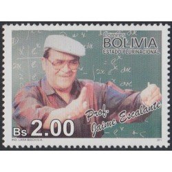 Bolivia 1410 2010 Profesor Jaime Escalante MNH Bolivia 1410 2010 Profesor Jaime Escalante MNH