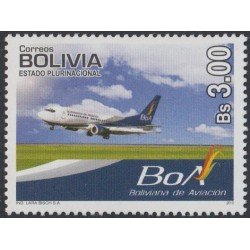 Bolivia 1415 2011 Compañía aérea BOA Avión MNH Bolivia 1415 2011 Compañía aérea BOA Avión MNH
