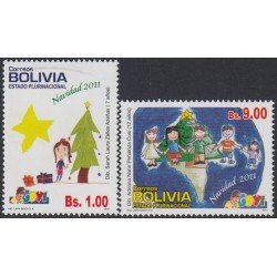 Bolivia 1424/25 2011 Navidad Christmas Dibujos MNH Bolivia 1424/25 2011 Navidad Christmas Dibujos MNH