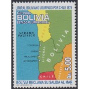 Bolivia 1442 2011 Litoral Boliviano usurpado por Chile 1879 MNH