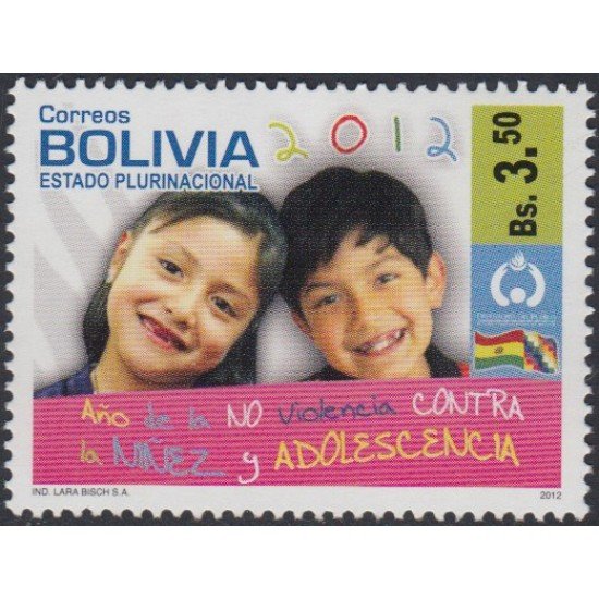 Bolivia 1443 2011 Año de la no violencia contra la niñez y la adolescencia MNH Bolivia 1443 2011 Año de la no violencia contra la niñez y la adolescencia MNH
