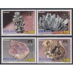 Bolivia 1462/65 2012 Minerales Minerals MNH Bolivia 1462/65 2012 Minerales Minerals MNH