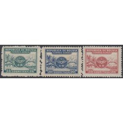 Bolivia A-1/3 1928 Serie antigua Timbres Postales Aéreos MNH Bolivia A-1/3 1928 Serie antigua Timbres Postales Aéreos MNH