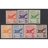 Bolivia A-108/114 1950 25º Aniversario de Lloyd Aéreo Boliviano MNH
