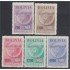 Bolivia A-176/180 1957 7ma sesión de la Comisión económica para A. Latina MNH