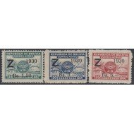 Bolivia A-3G-J 1930 Timbres aéreos de 1928 MNH