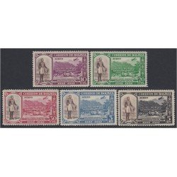 Bolivia A- 63/67 1942 Centenario de la Fundación de la provincia de Beni MH Bolivia A- 63/67 1942 Centenario de la Fundación de la provincia de Beni MH