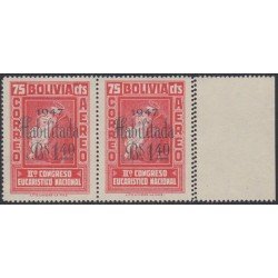 Bolivia A-89a 1947 Timbre de 1939 MNH