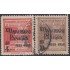 Bolivia A-105/106 1950 15º del servicio aéreo postal timbres de 1945 Usado