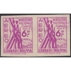 Bolivia A-151a 1953 Aniversario de la Revolución Nacional de 1952 SD MNH Bolivia A-151a 1953 Aniversario de la Revolución Nacional de 1952 SD MNH