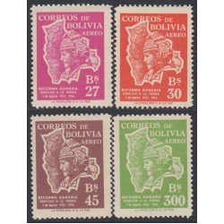 Bolivia A-155/58 1954 1º Aniversario de la Reforma Agraria MH Bolivia A-155/58 1954 1º Aniversario de la Reforma Agraria MH