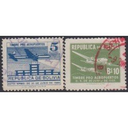 Bolivia A-164/65 1955 Fondo para la construcción de aeropuertos Aviones Usado Bolivia A-164/65 1955 Fondo para la construcción de aeropuertos Aviones Usado