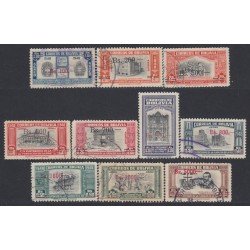 Bolivia A-166/175 1957 4º Centenario de La Paz Timbres de 1951 Usado Bolivia A-166/175 1957 4º Centenario de La Paz Timbres de 1951 Usado