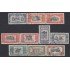 Bolivia A-166/175 1957 4º Centenario de La Paz Timbres de 1951 Usado