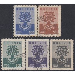 Bolivia A-189/93 1960 Ayuda a los refugiados Usado Bolivia A-189/93 1960 Ayuda a los refugiados Usado