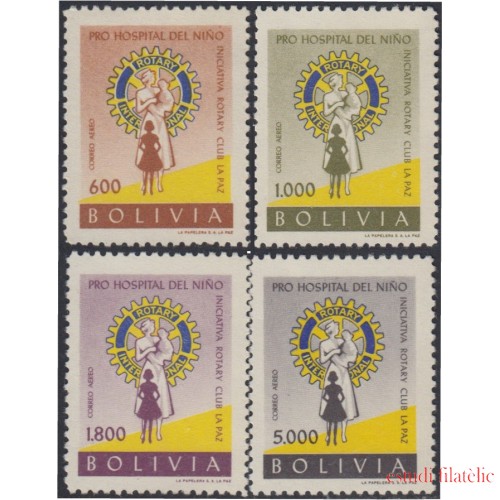 Bolivia A-204/07 1960 Iniciativa Rotary Club La Paz Pro Hospital del niño MNH