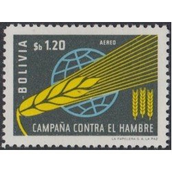 Bolivia A-230 1963 Campaña Mundial contra el Hambre MH Bolivia A-230 1963 Campaña Mundial contra el Hambre MH