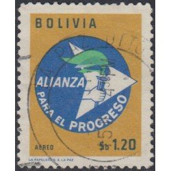 Bolivia A-231 1963 Aniversario de alianza para el progreso Usado Bolivia A-231 1963 Aniversario de alianza para el progreso Usado