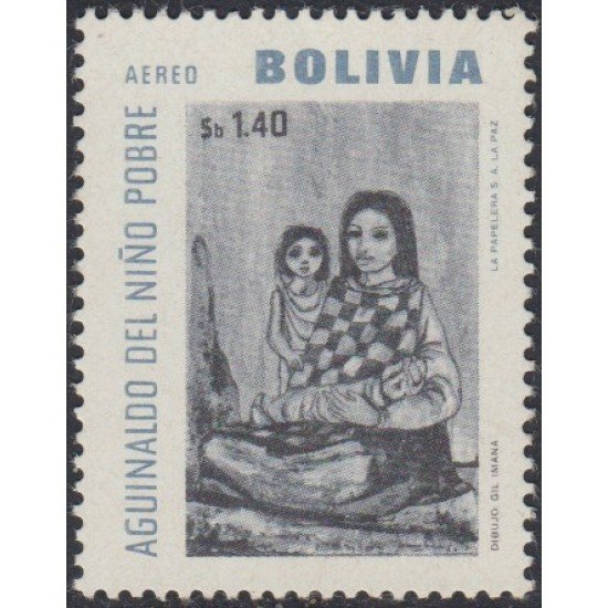 Bolivia A-239 1966 Aguinaldo del niño pobre MNH Bolivia A-239 1966 Aguinaldo del niño pobre MNH