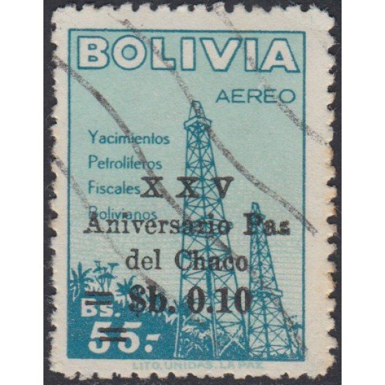 Bolivia A-244 1966 Yacimientos petrolíferos fiscales bolivianos Usado Bolivia A-244 1966 Yacimientos petrolíferos fiscales bolivianos Usado