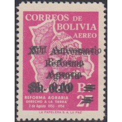 Bolivia A-245b 1966 XII Aniversario de la Reforma Agraria MNH