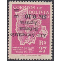 Bolivia A-245c 1966 XII Aniversario de la Reforma Agraria MNH