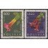 Bolivia A-250/51 1966 Aniversario Centro Filatélico Cochamba Flor Nacional Usado