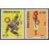 Bolivia A-297/98 1972 Folclore Kusillo Taquirari MNH