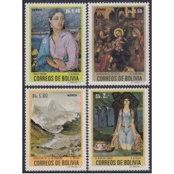 Bolivia A-299/302 1972 Adoración de reyes Chola Paceña El beso del ídolo MNH Bolivia A-299/302 1972 Adoración de reyes Chola Paceña El beso del ídolo MNH