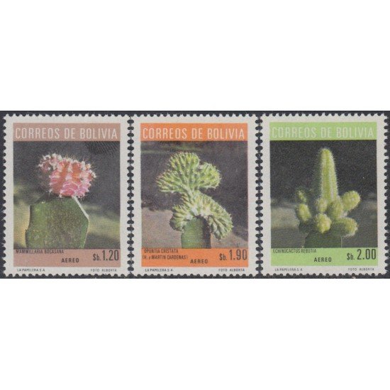 Bolivia A-304/06 1973 Cáctus MNH