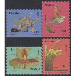 Bolivia A-310/13 1974 Flores Flowers MNH Bolivia A-310/13 1974 Flores Flowers MNH