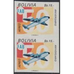 Bolivia A-318a 1974 50 Años de las Fuerzas Aéreas Bolivianas SD MNH Bolivia A-318a 1974 50 Años de las Fuerzas Aéreas Bolivianas SD MNH