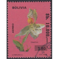 Bolivia A-339 1984 Timbre de 1974 Flores Flower Usado Bolivia A-339 1984 Timbre de 1974 Flores Flower Usado